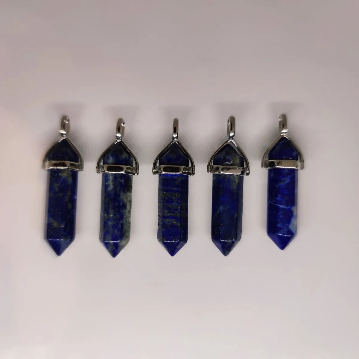 Lapis Lazuli Crystal Point Pendant