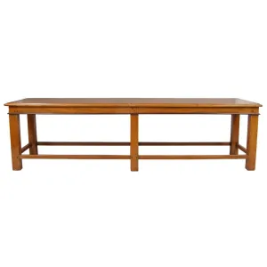 Large Anglo Indian Satinwood and Ebony Low Table/Long Bench