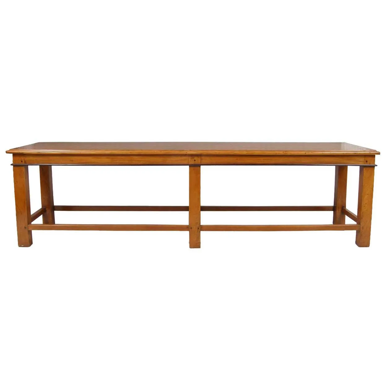 Large Anglo Indian Satinwood and Ebony Low Table/Long Bench
