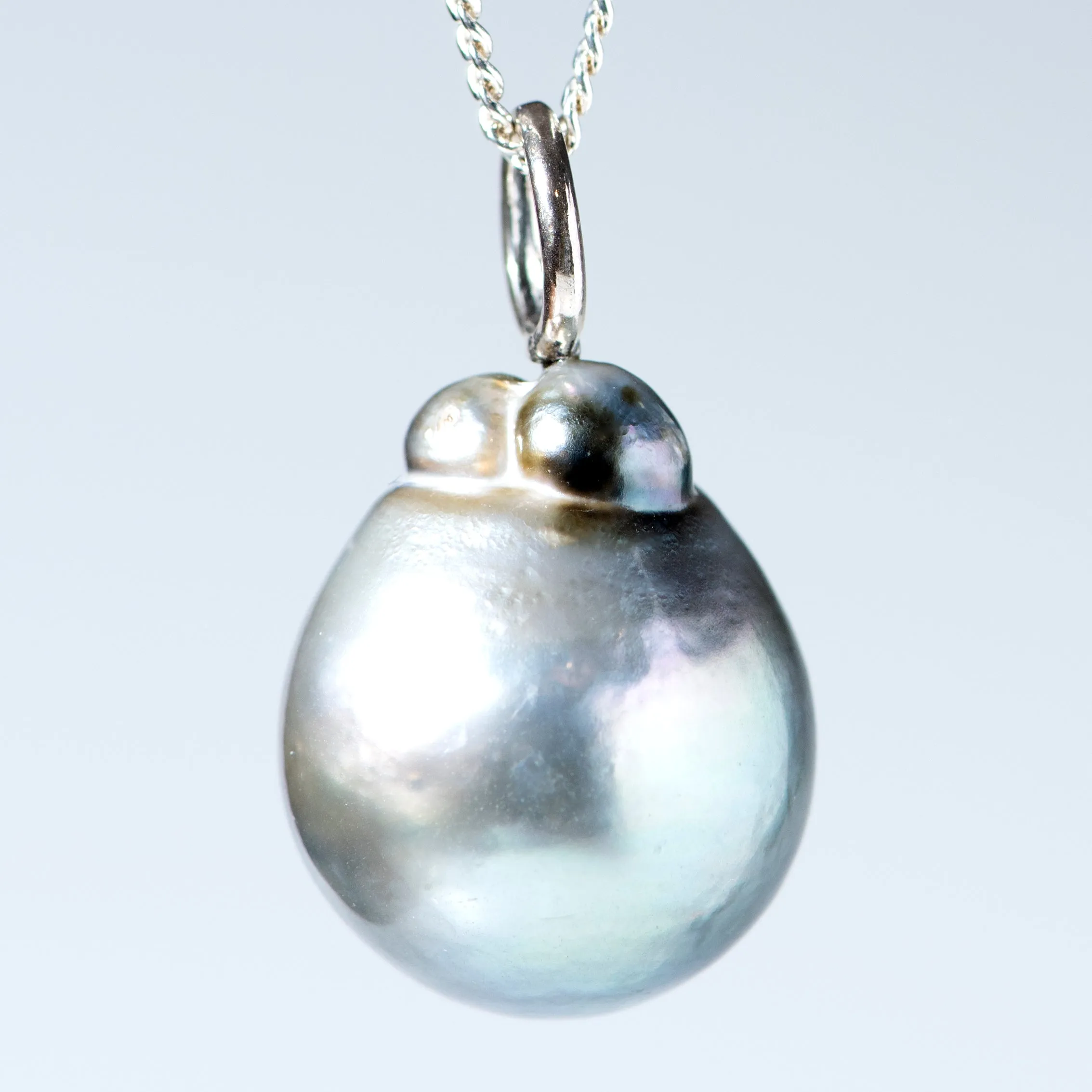 Large Tahitian Pearl Pendant #8