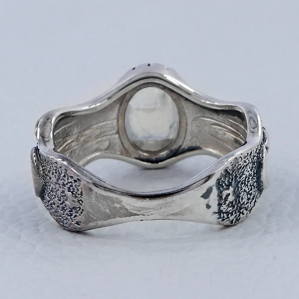 Larimar Silver Designer Rings