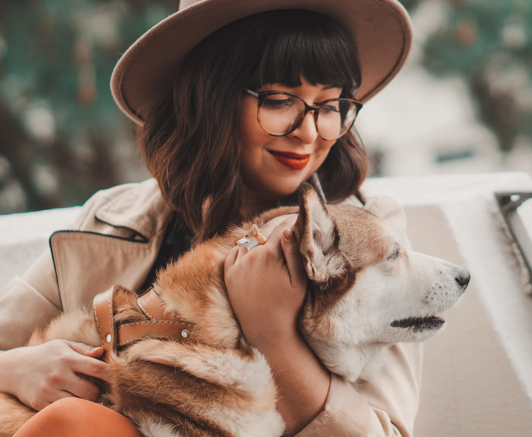 Latte Corgi Ring