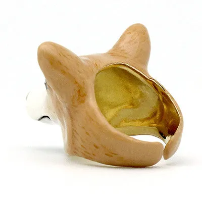 Latte Corgi Ring