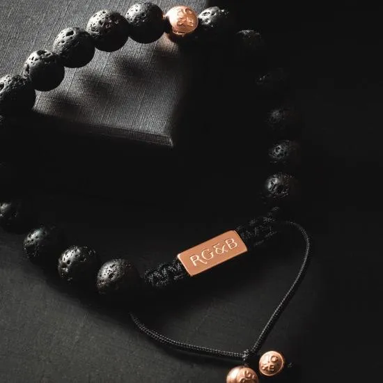 Lava Stone Bead Bracelet - Premium