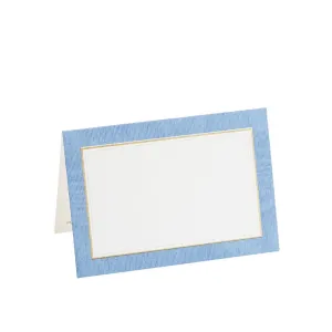Lavender Blue Moire Border Place Cards