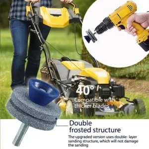 Lawn Mower Blade Sharpener (Upgraded Double Layer) 2021