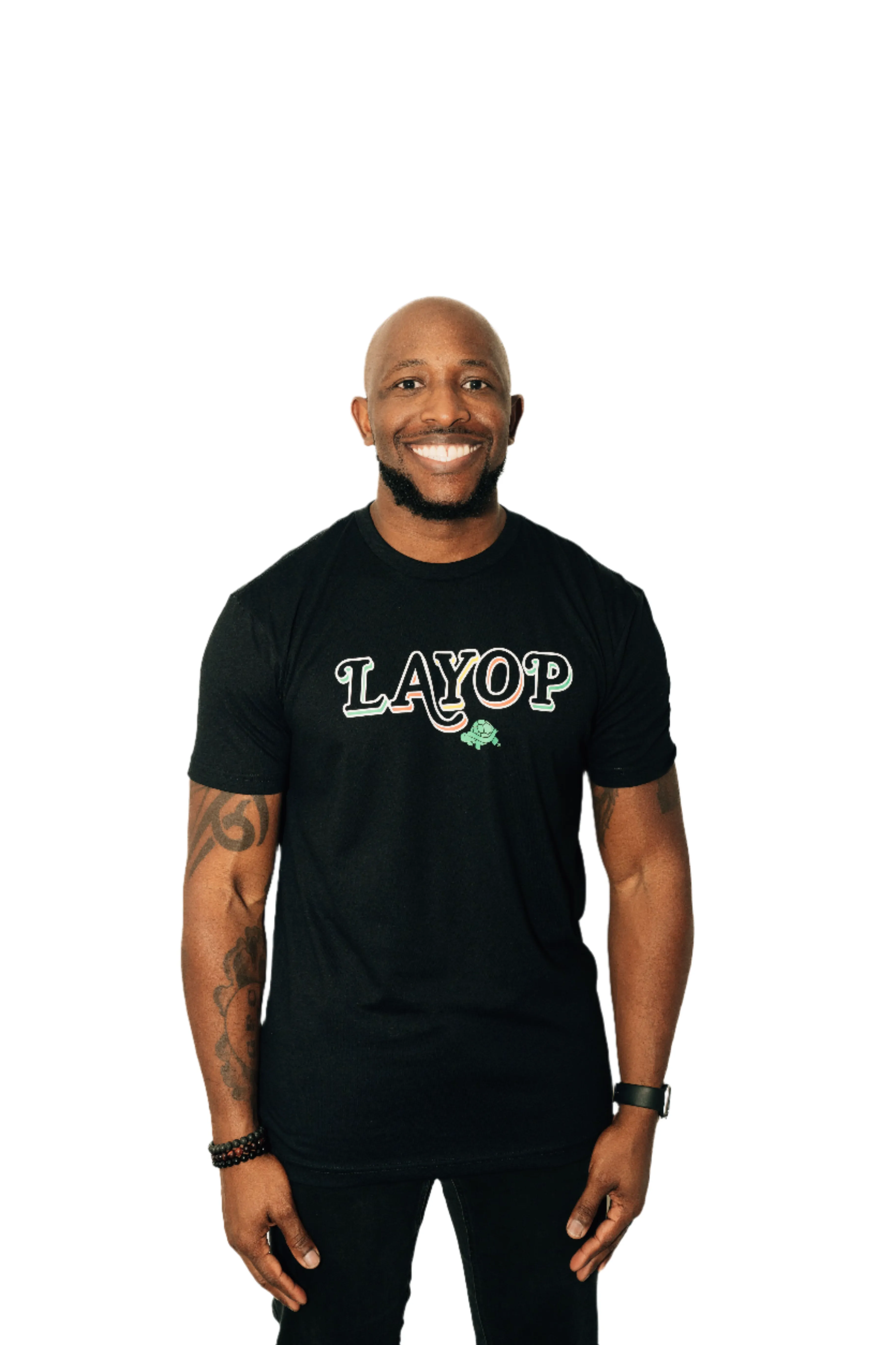 LAYOP HEADLINE Tee [Black]