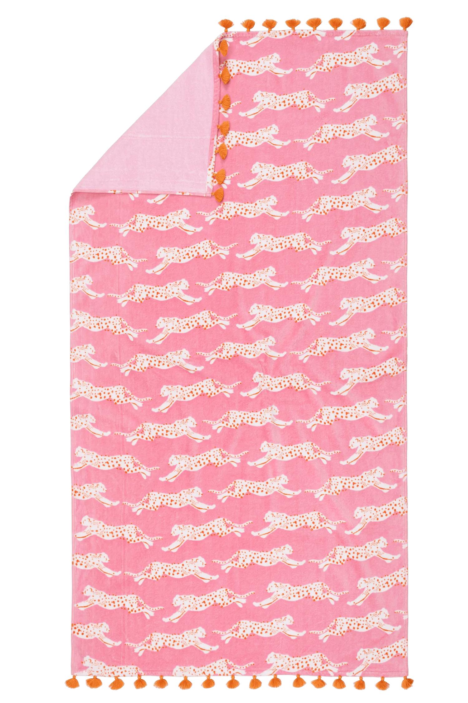 Leaping Leopard Beach towel