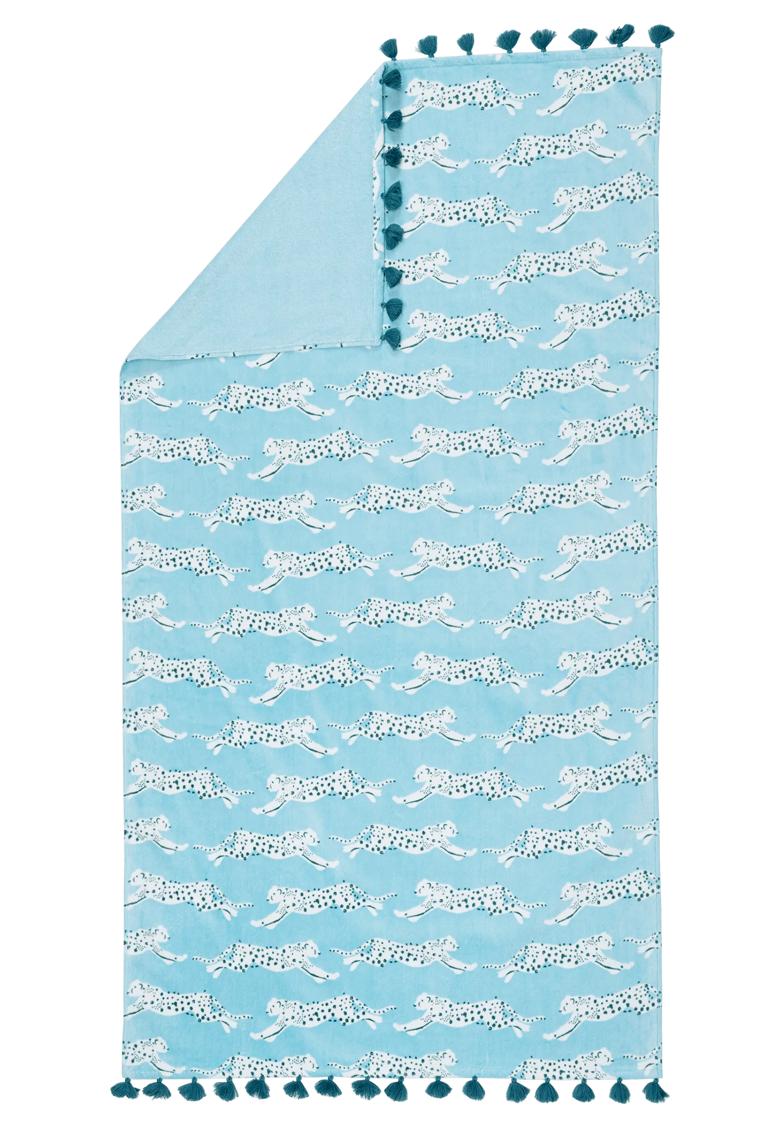 Leaping Leopard Beach towel