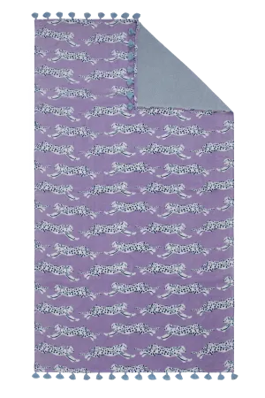 Leaping Leopard Beach towel