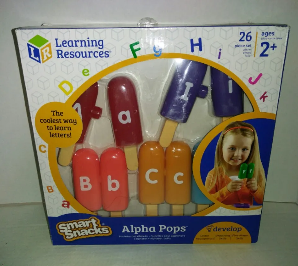 Learning Resources Smart Snacks Alpha Popsicles