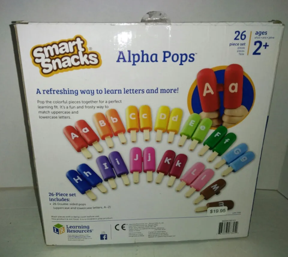 Learning Resources Smart Snacks Alpha Popsicles