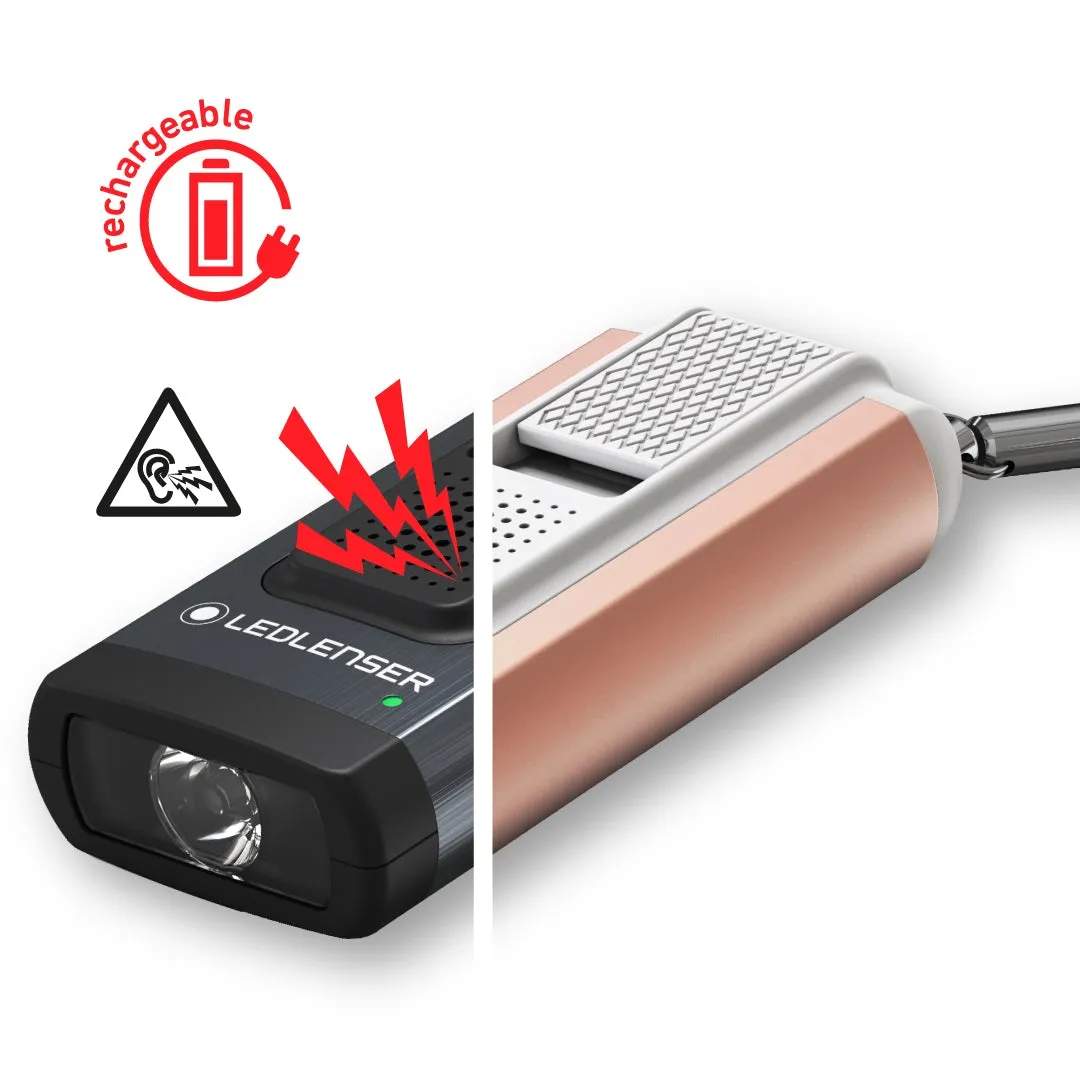Ledlenser K6R Rechargeable Key Safety Alarm