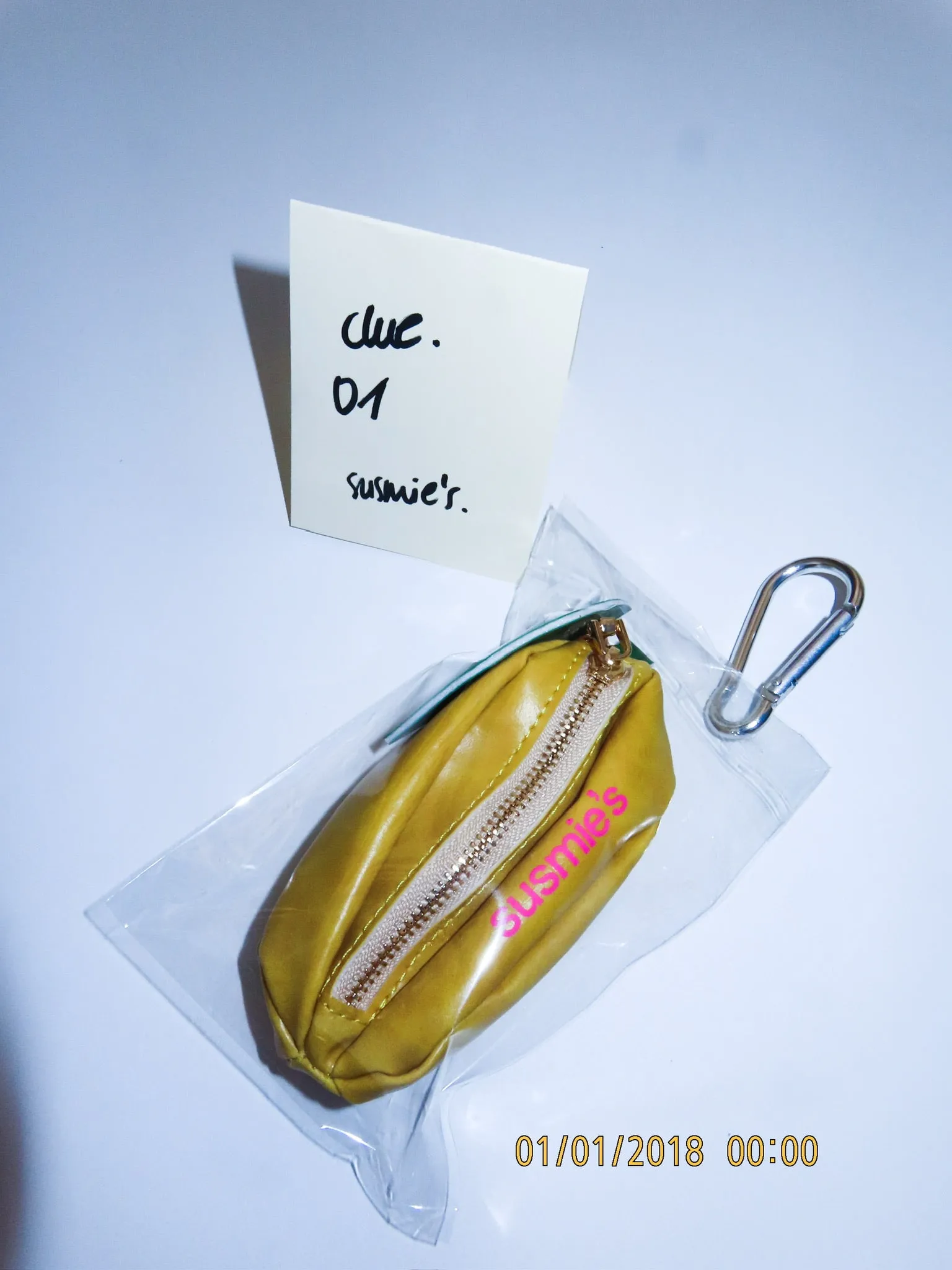 Lemon Pouch Key Charm
