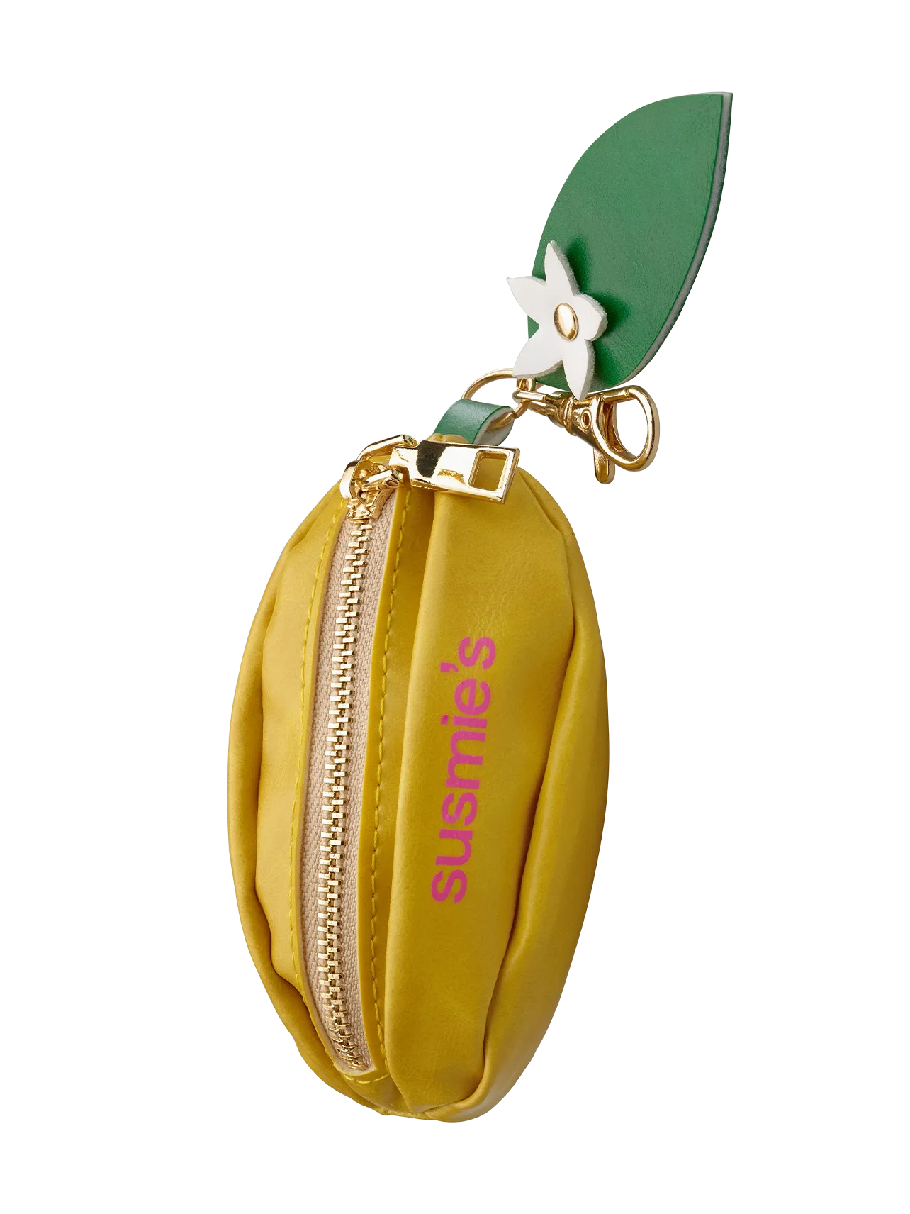 Lemon Pouch Key Charm