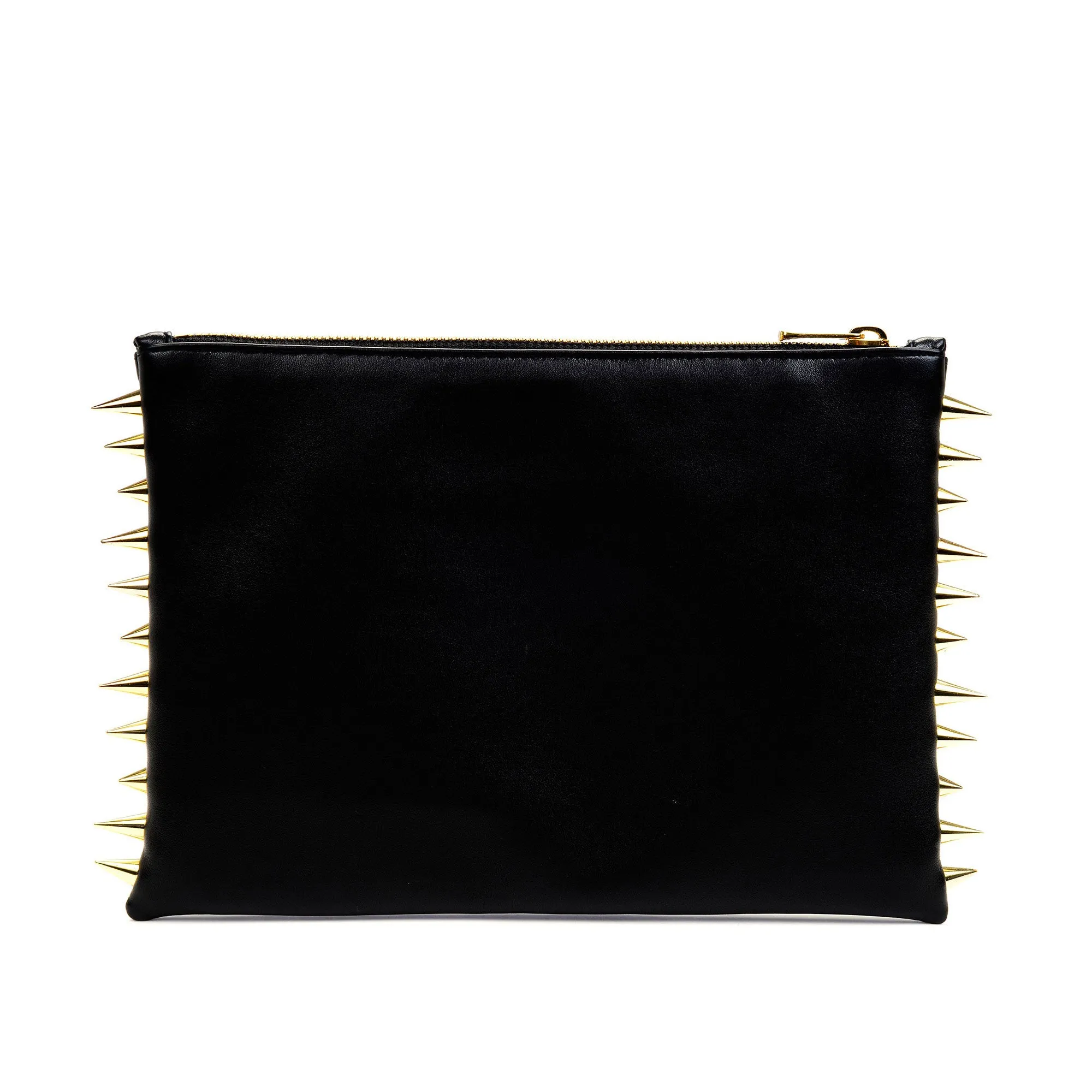 LEOPARD EMBROIDERED CLUTCH BAG(SILVER)