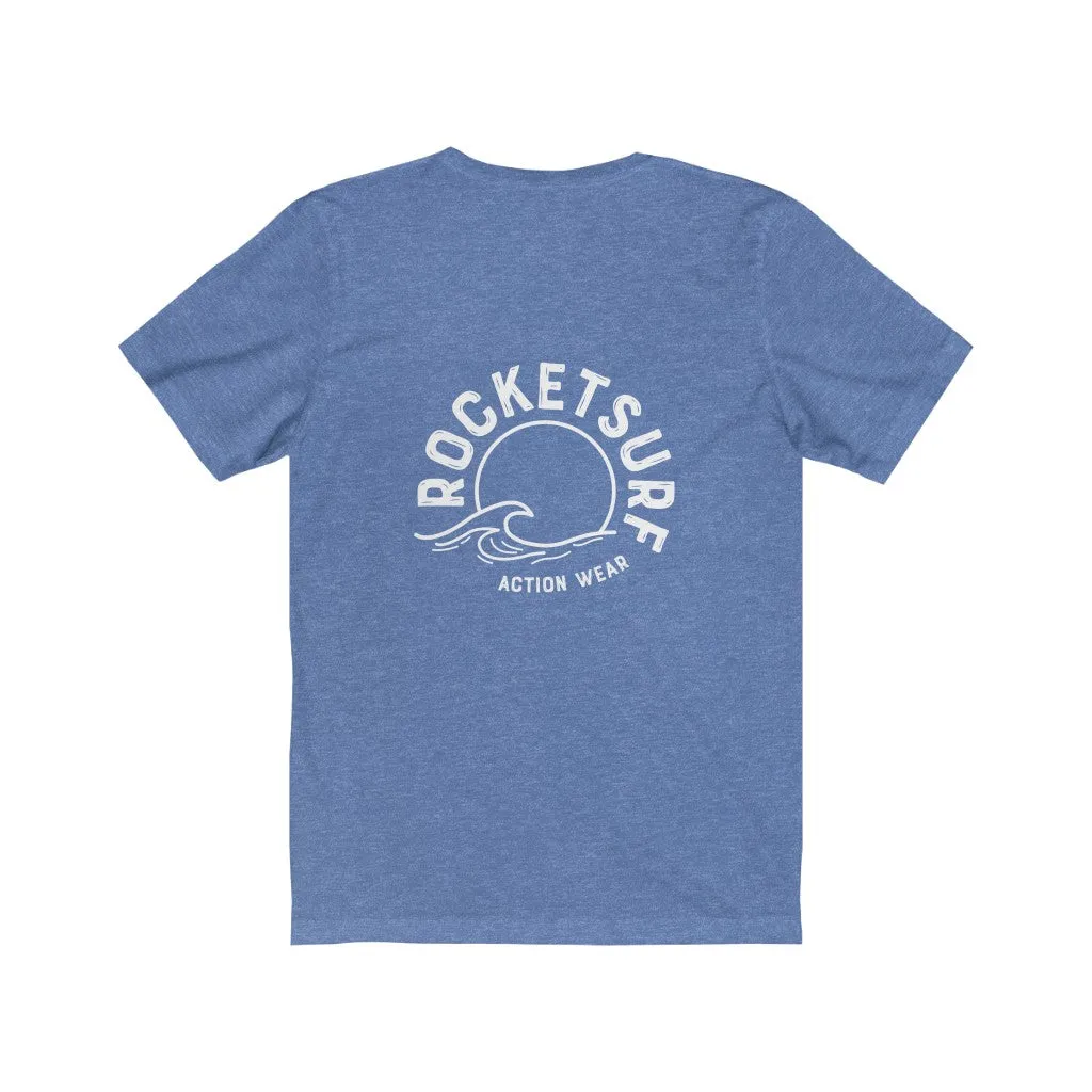 Life's A Beach Find Your Wave Unisex Short Sleeve Tee - 2 sided