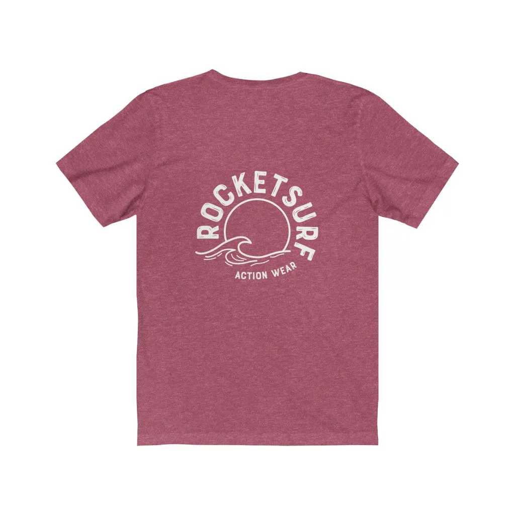 Life's A Beach Find Your Wave Unisex Short Sleeve Tee - 2 sided