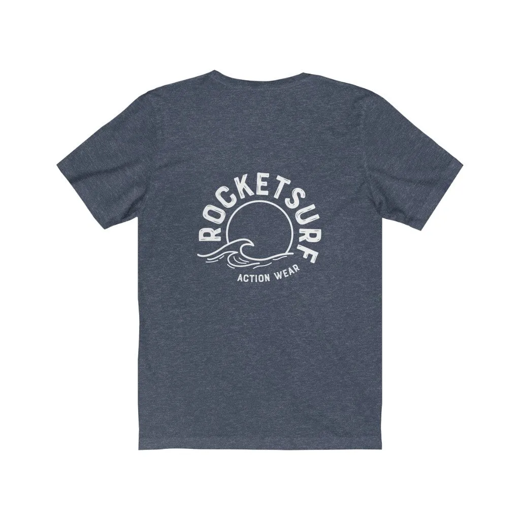 Life's A Beach Find Your Wave Unisex Short Sleeve Tee - 2 sided