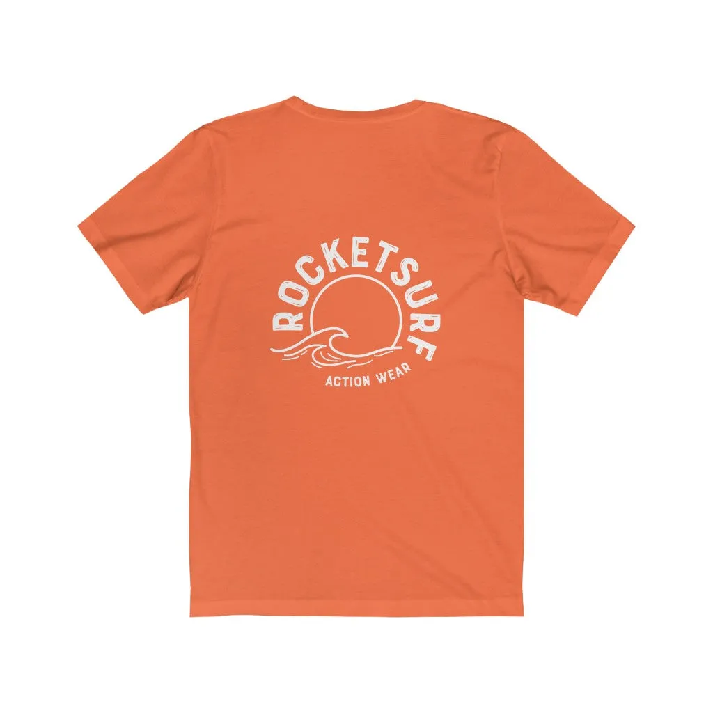 Life's A Beach Find Your Wave Unisex Short Sleeve Tee - 2 sided