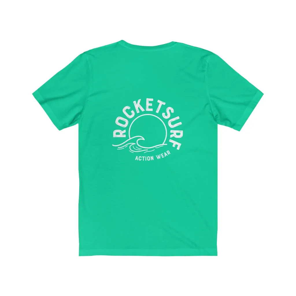 Life's A Beach Find Your Wave Unisex Short Sleeve Tee - 2 sided