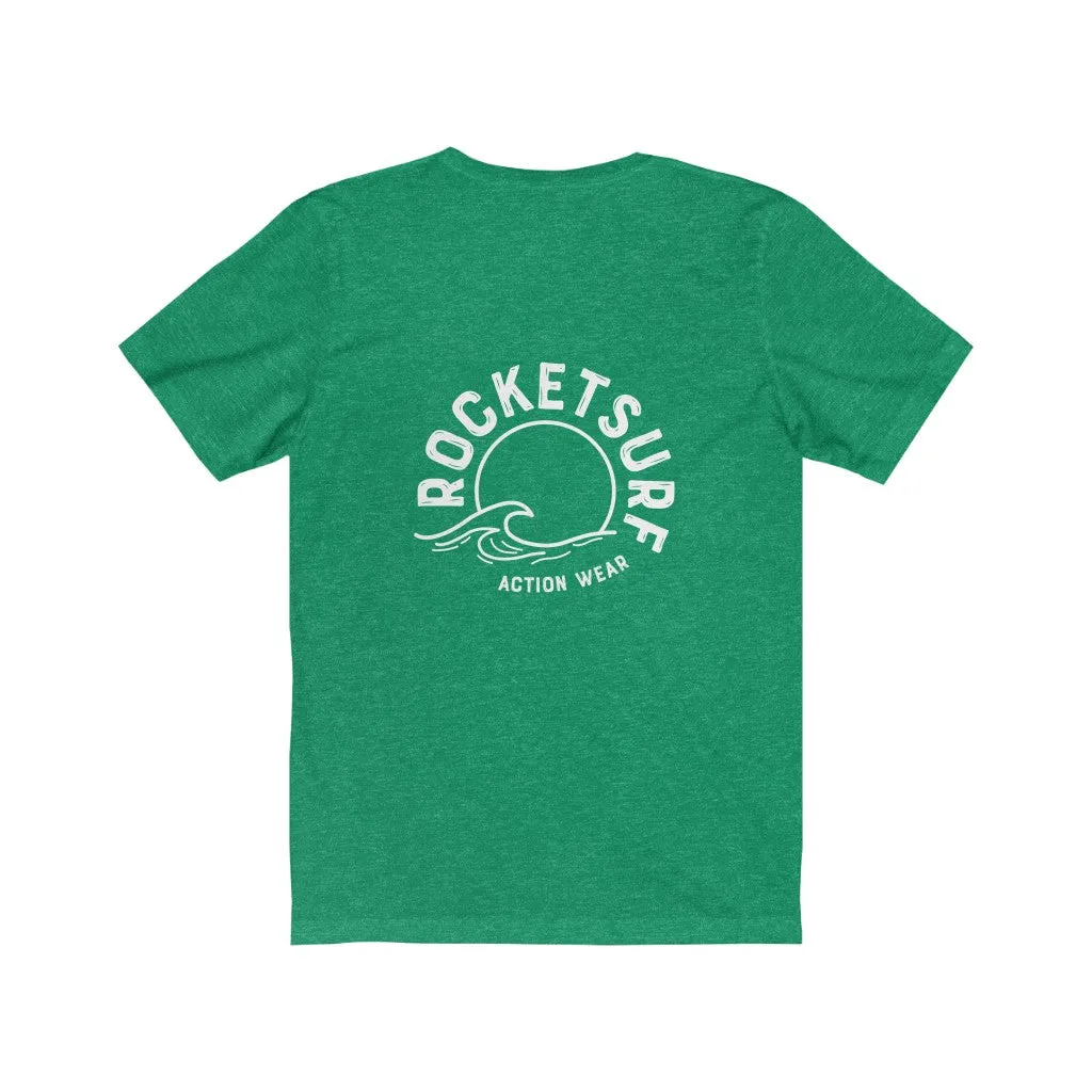 Life's A Beach Find Your Wave Unisex Short Sleeve Tee - 2 sided