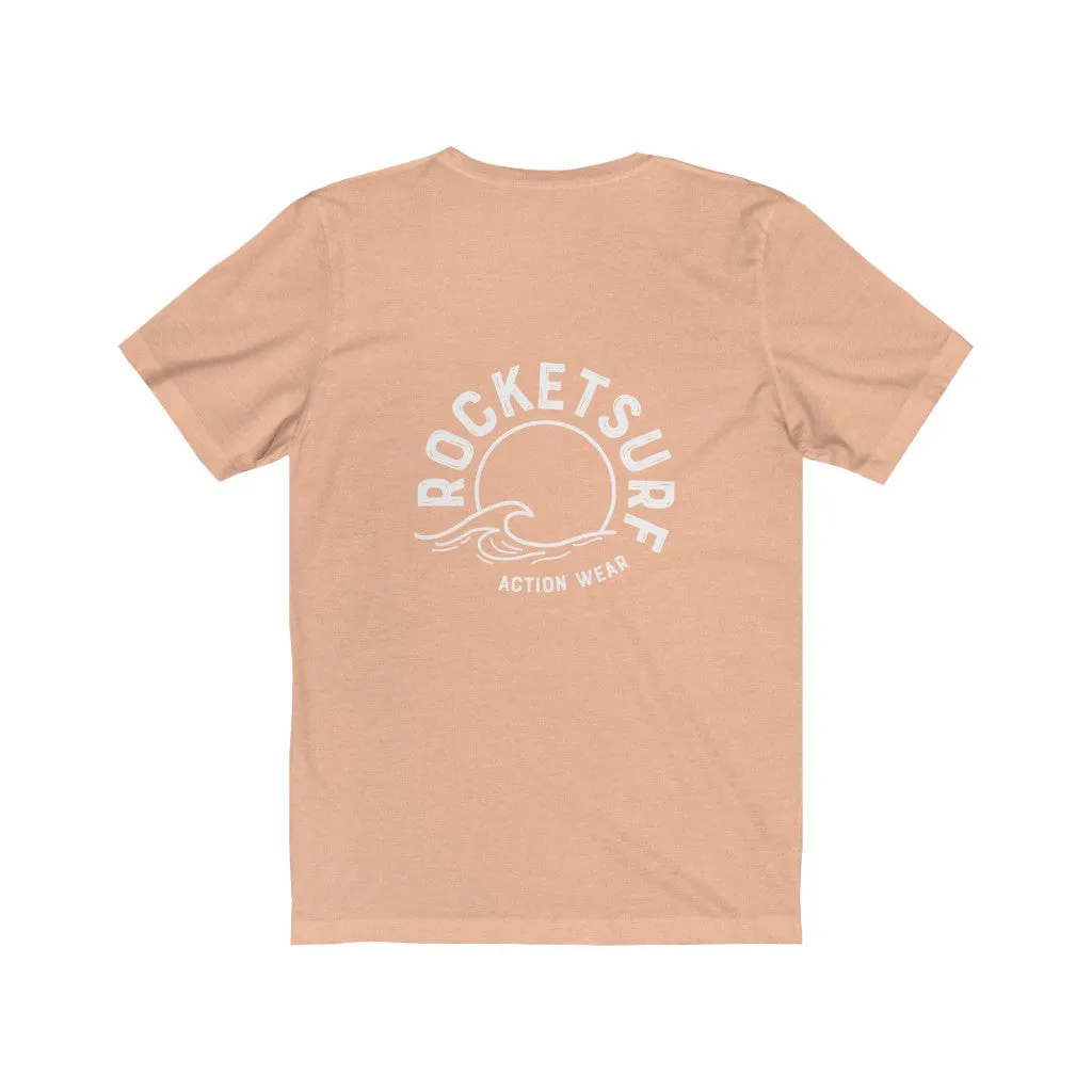 Life's A Beach Find Your Wave Unisex Short Sleeve Tee - 2 sided