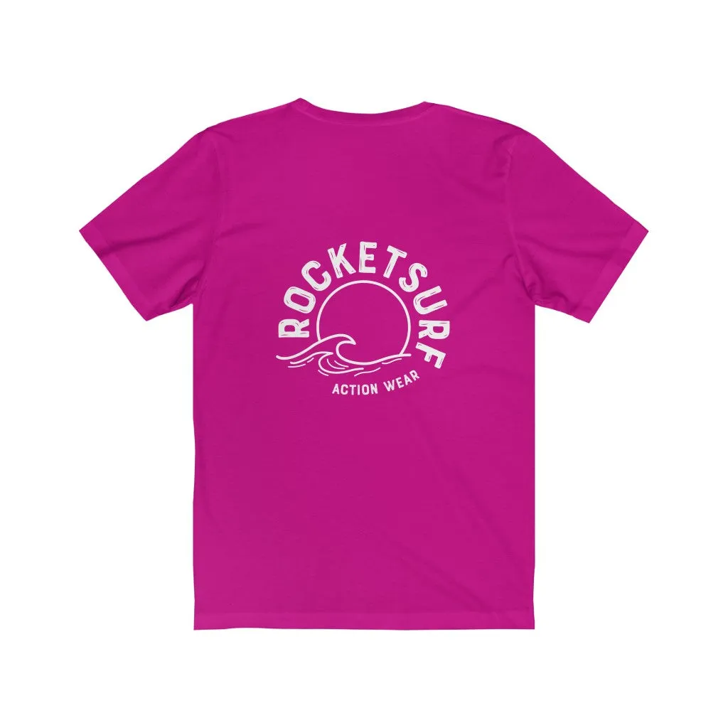 Life's A Beach Find Your Wave Unisex Short Sleeve Tee - 2 sided