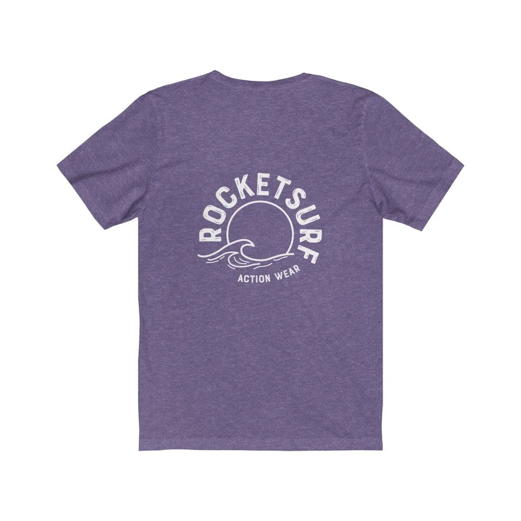 Life's A Beach Find Your Wave Unisex Short Sleeve Tee - 2 sided