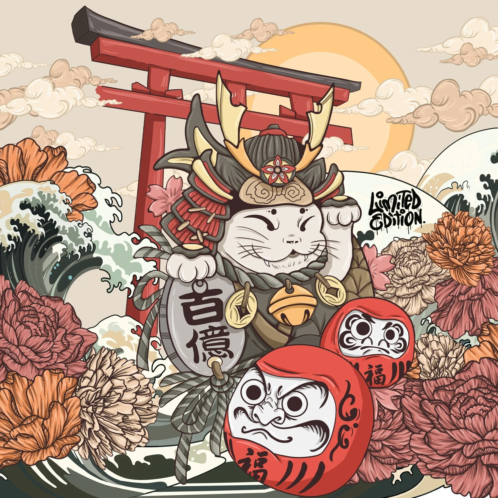 Limited Edition - Maneki Samurai
