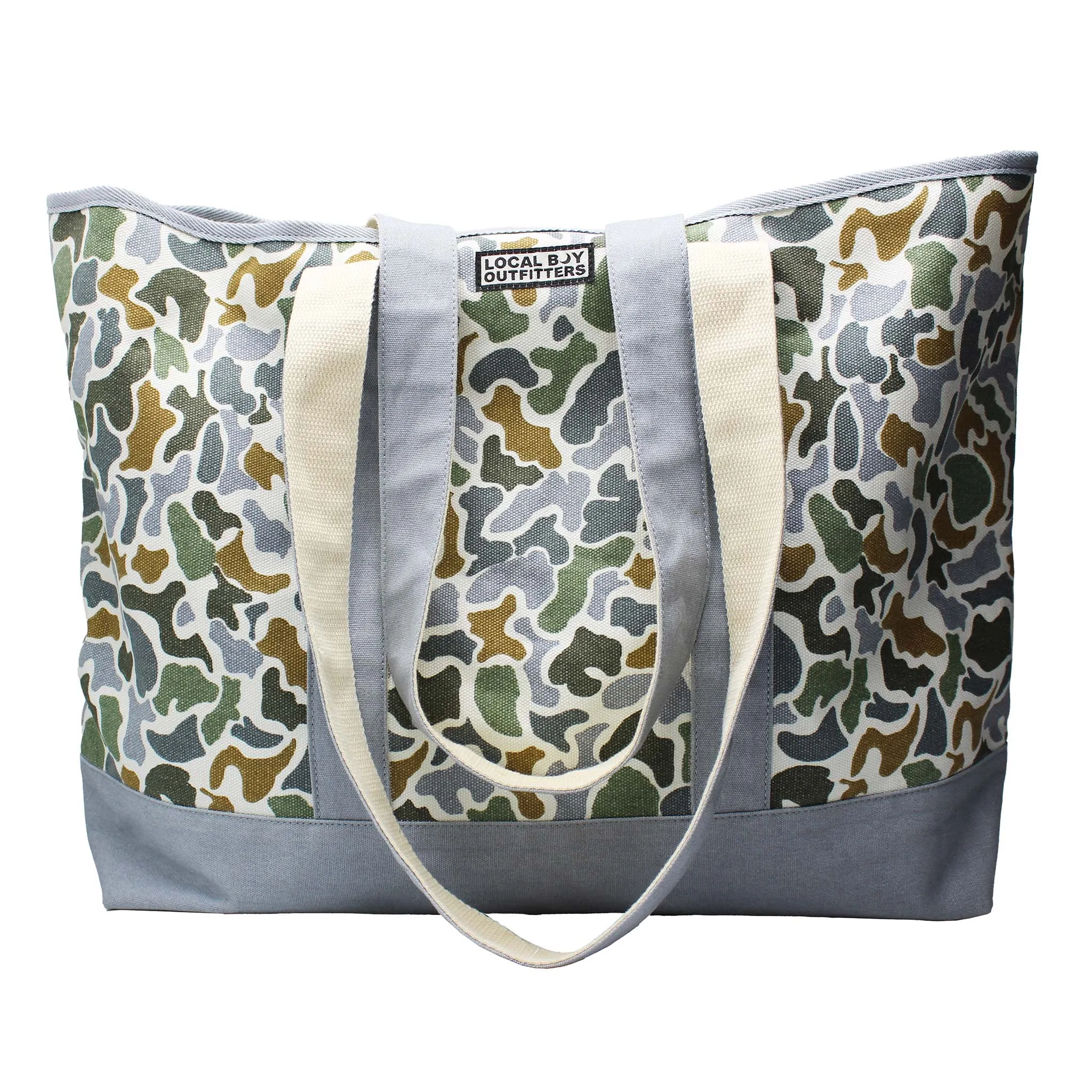 Localflage Bluff Slate Canvas Tote Bag