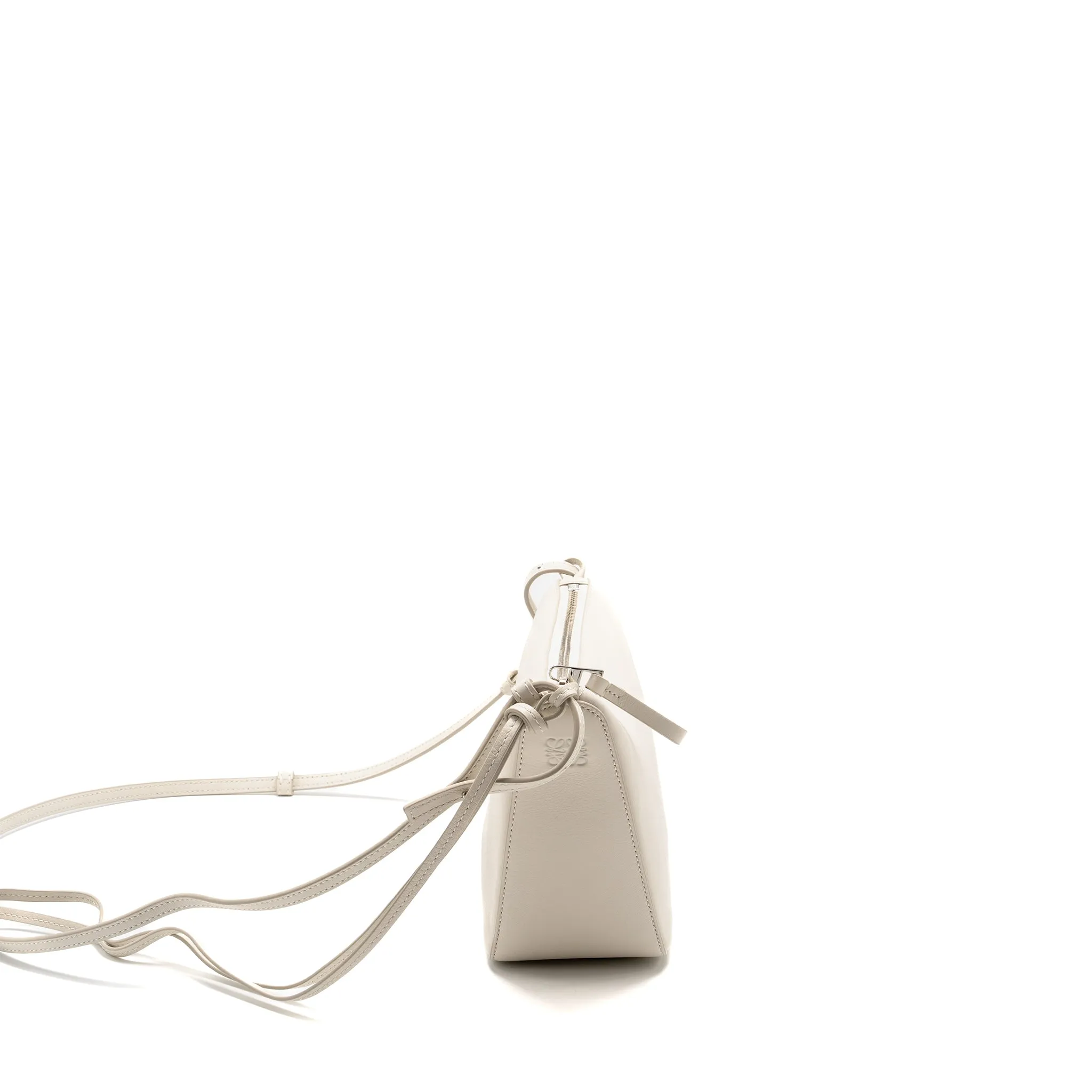 Loewe Mini Hammock Hobo Classic Calfskin White SHW