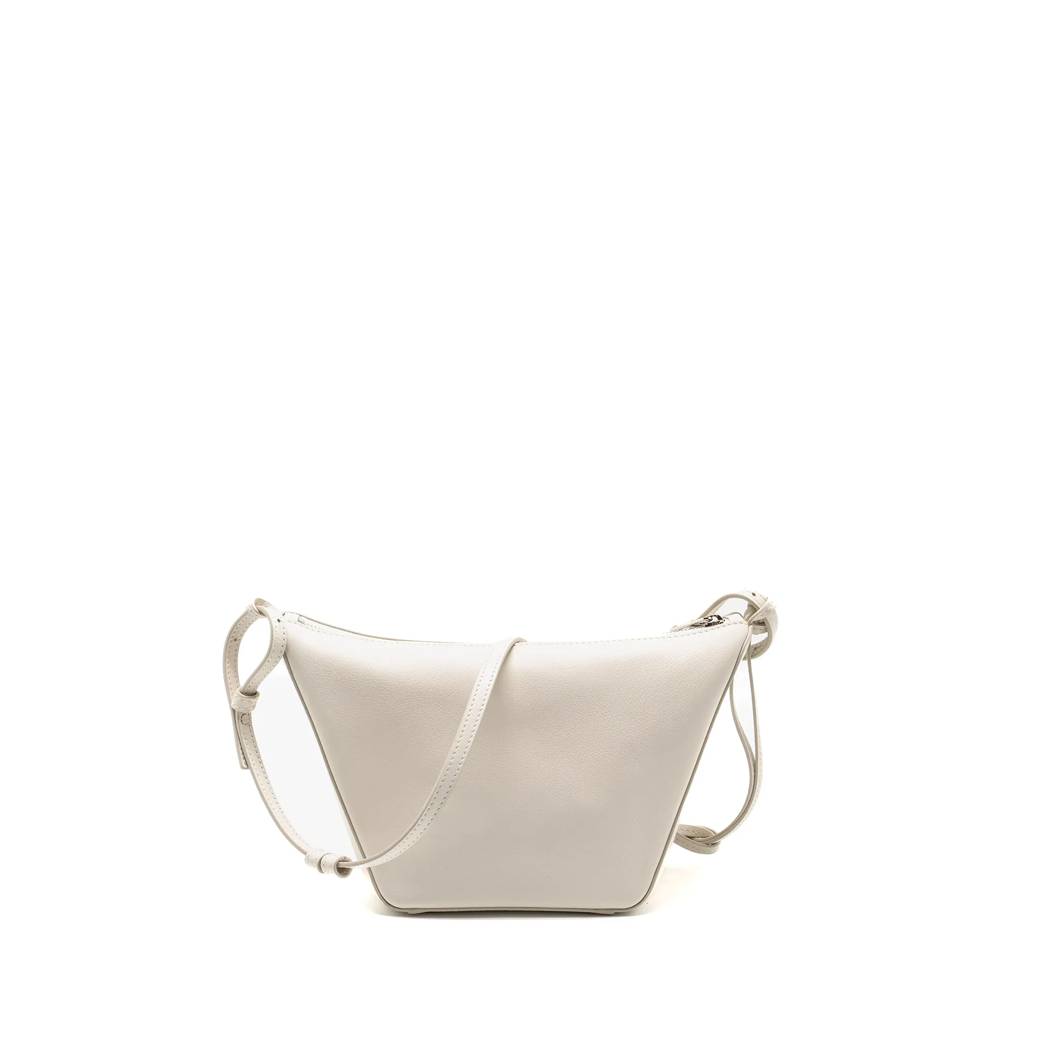 Loewe Mini Hammock Hobo Classic Calfskin White SHW
