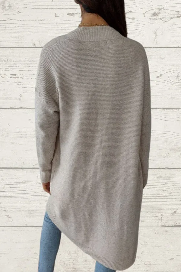 Long Horizontal Knit Tank Top