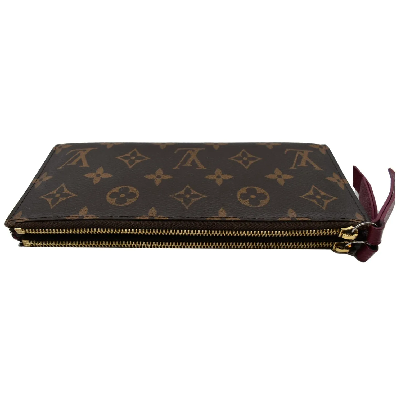 LOUIS VUITTON Adele Monogram Canvas Wallet Brown