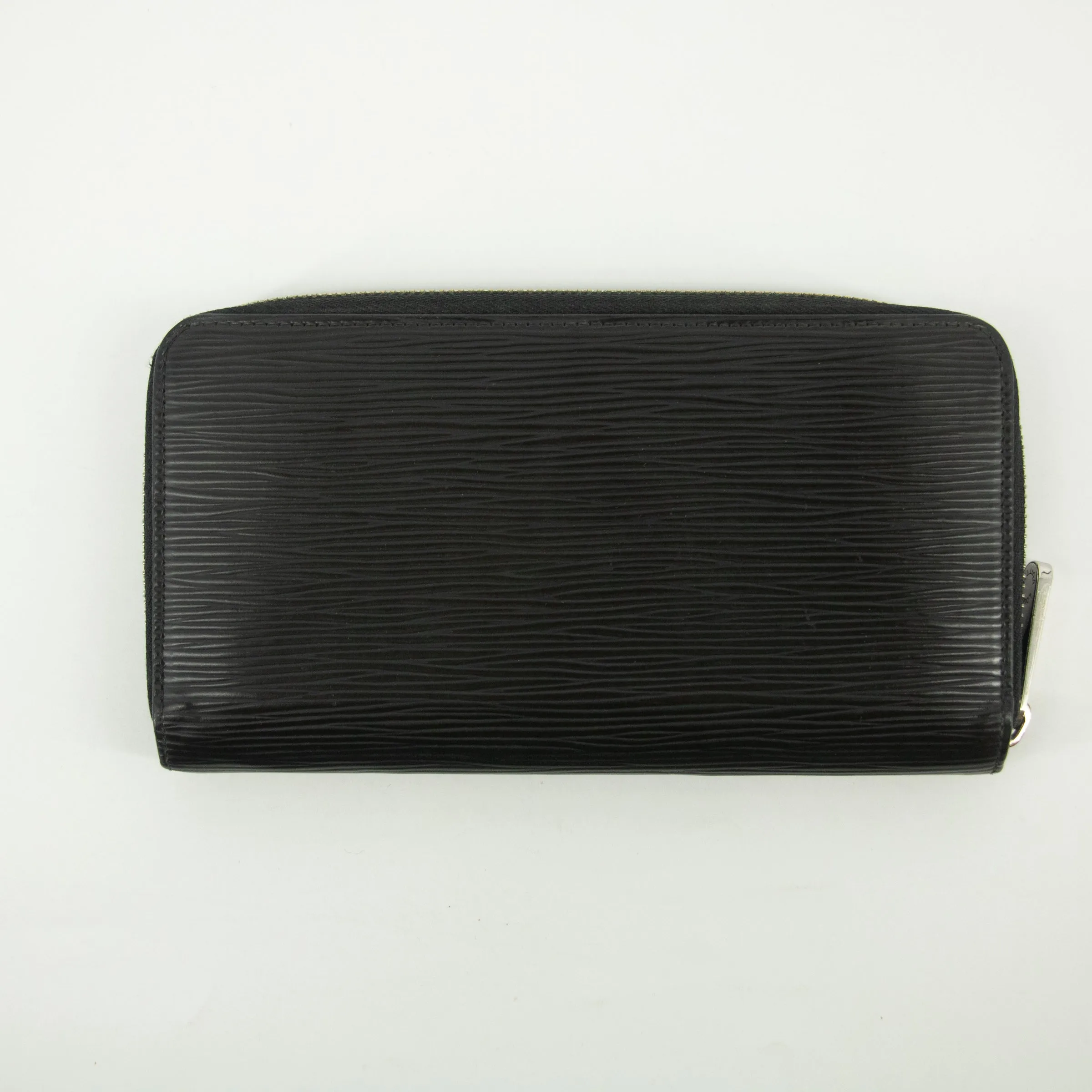 Louis Vuitton Black Epi Zippy Wallet  #2394