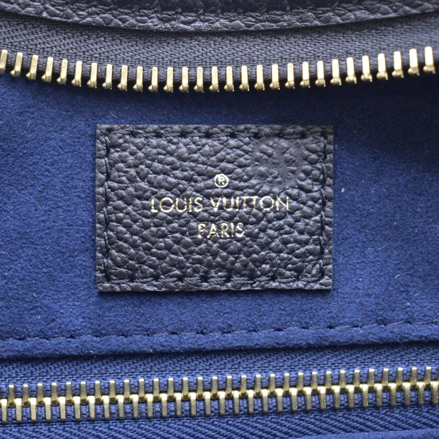 LOUIS VUITTON Carryall PM  Monogram Empreinte Leather Shoulder Bag Black