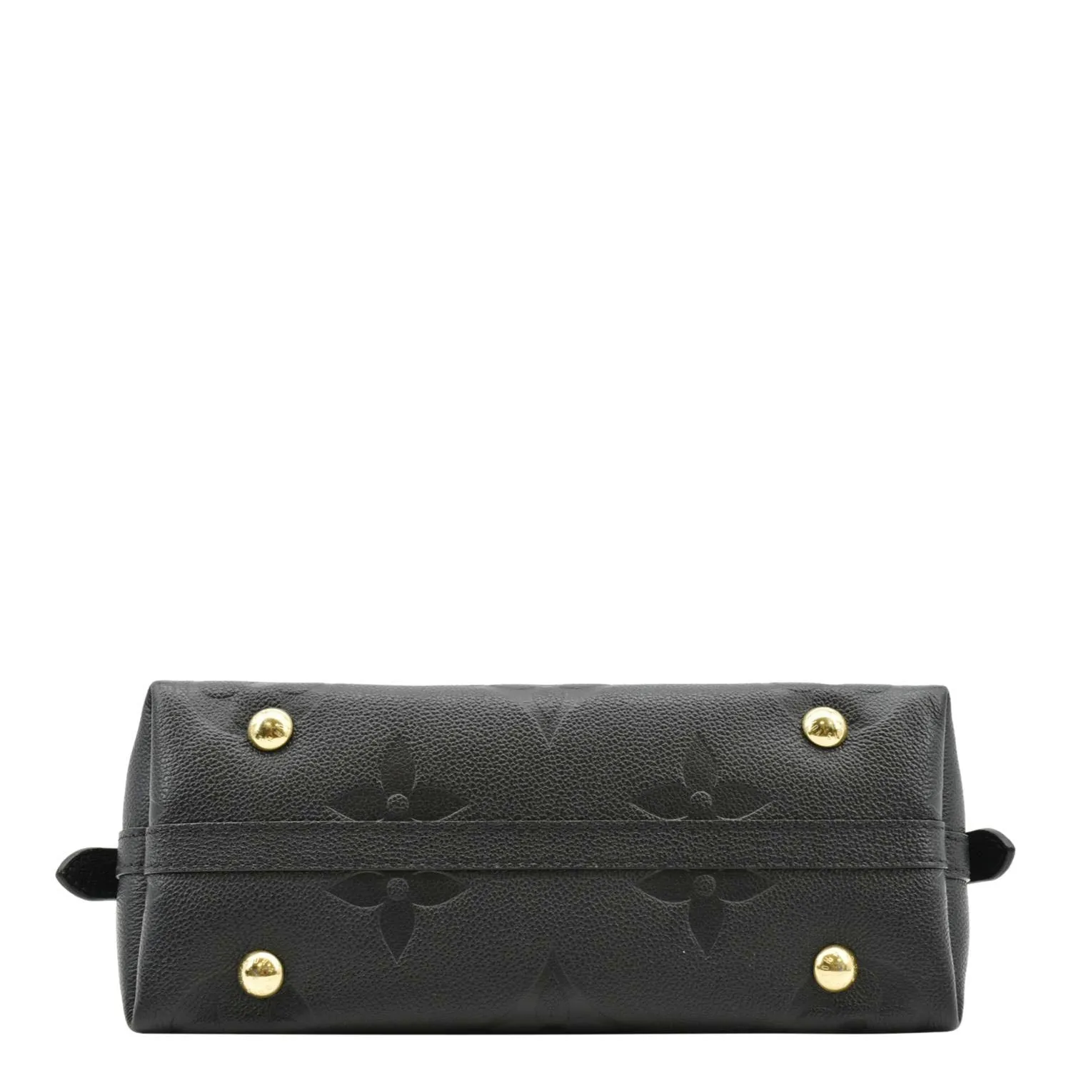 LOUIS VUITTON Carryall PM Monogram Empreinte Leather Shoulder Bag Black
