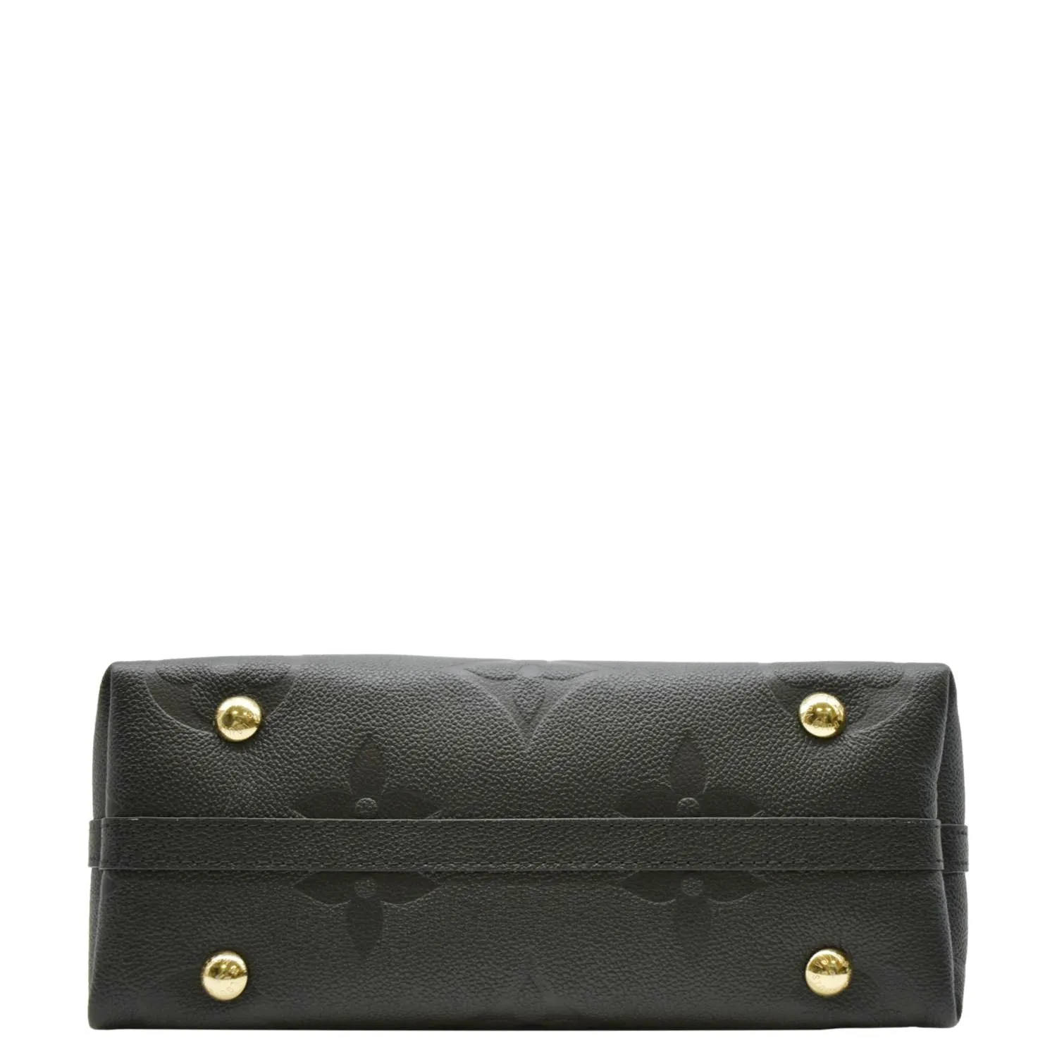 LOUIS VUITTON Carryall PM  Monogram Empreinte Leather Shoulder Bag Black