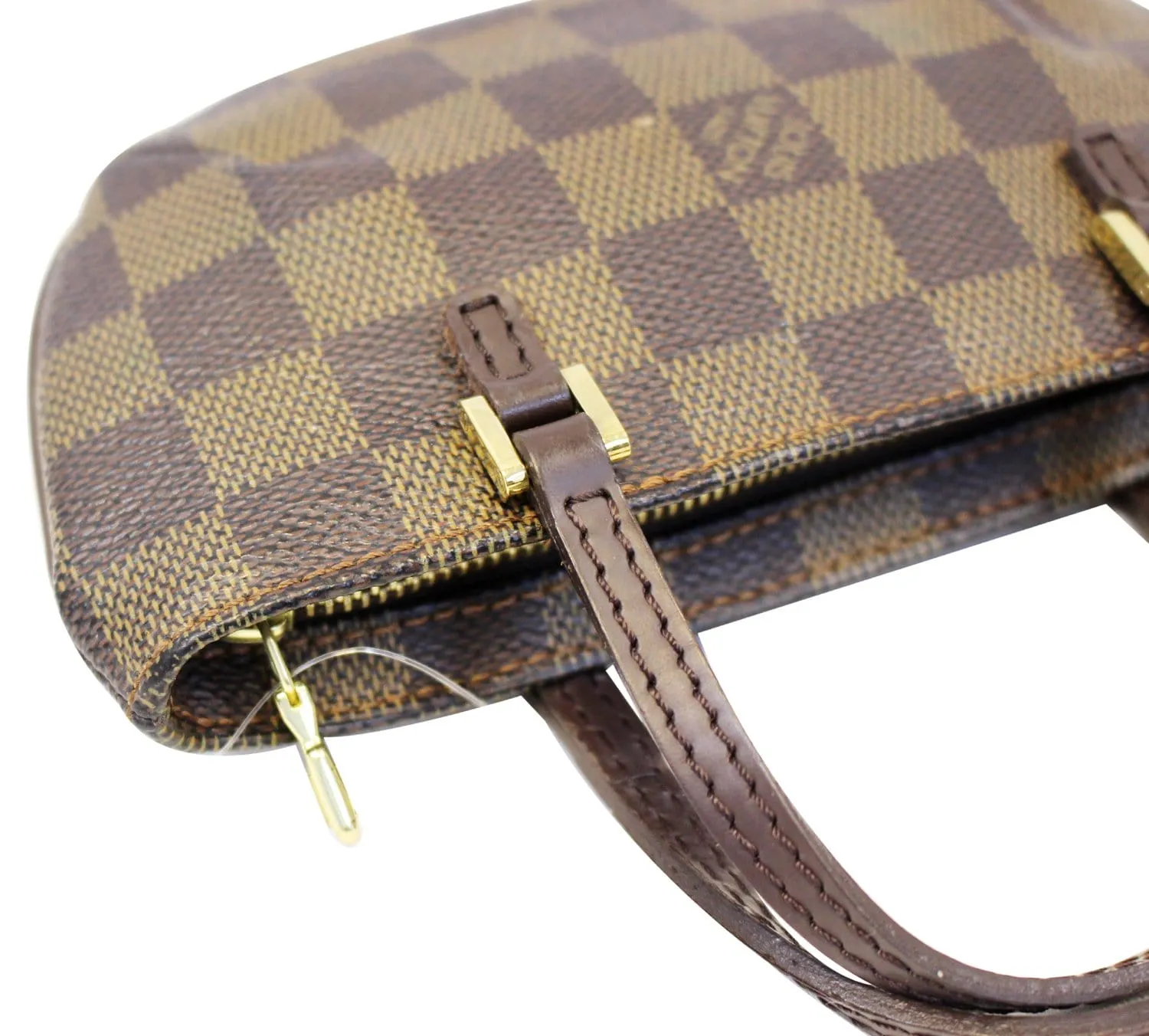 LOUIS VUITTON Damier Ebene Brown Pouch - Sale