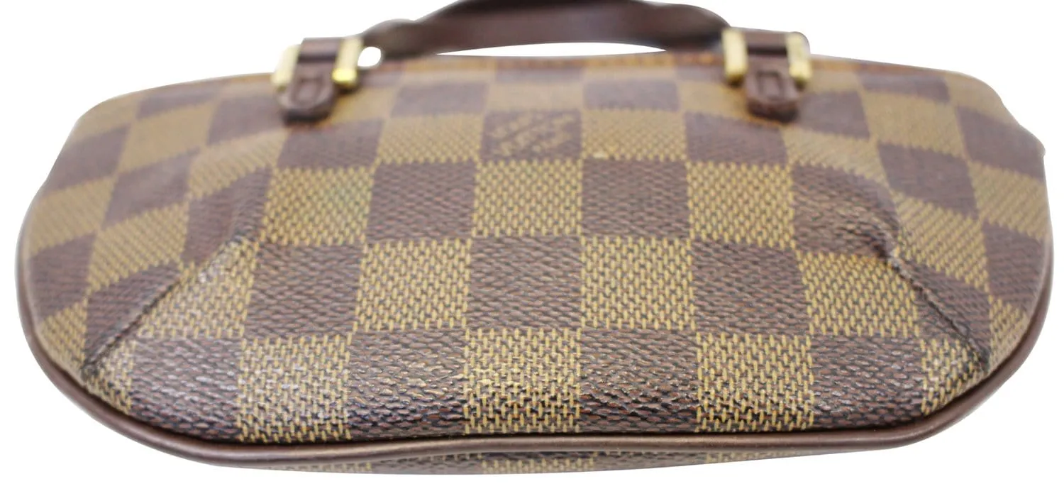 LOUIS VUITTON Damier Ebene Brown Pouch - Sale
