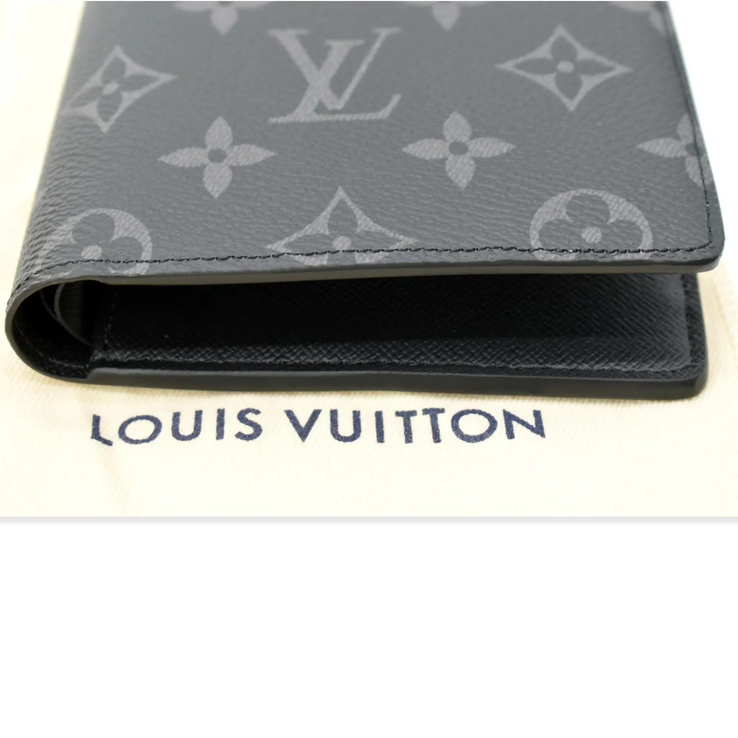 LOUIS VUITTON Damier Graphite Canvas Multiple Wallet Black