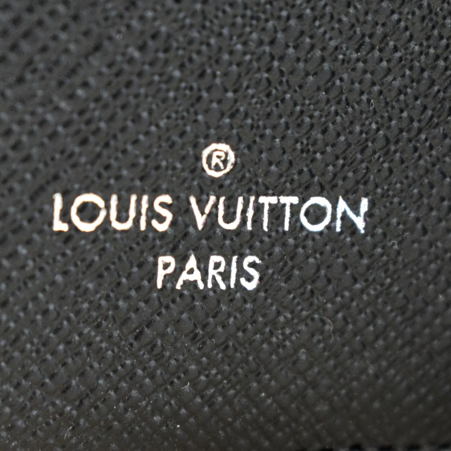 LOUIS VUITTON Damier Graphite Canvas Multiple Wallet Black