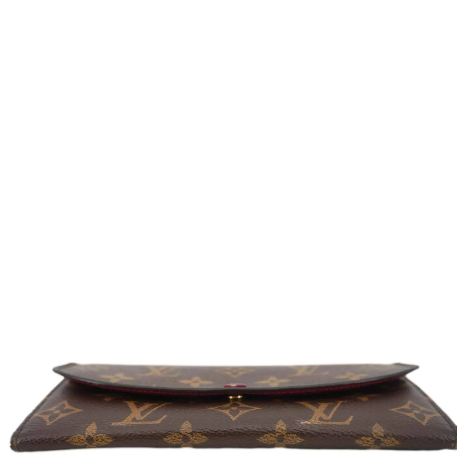 LOUIS VUITTON Emilie Monogram Canvas Wallet Fuchsia