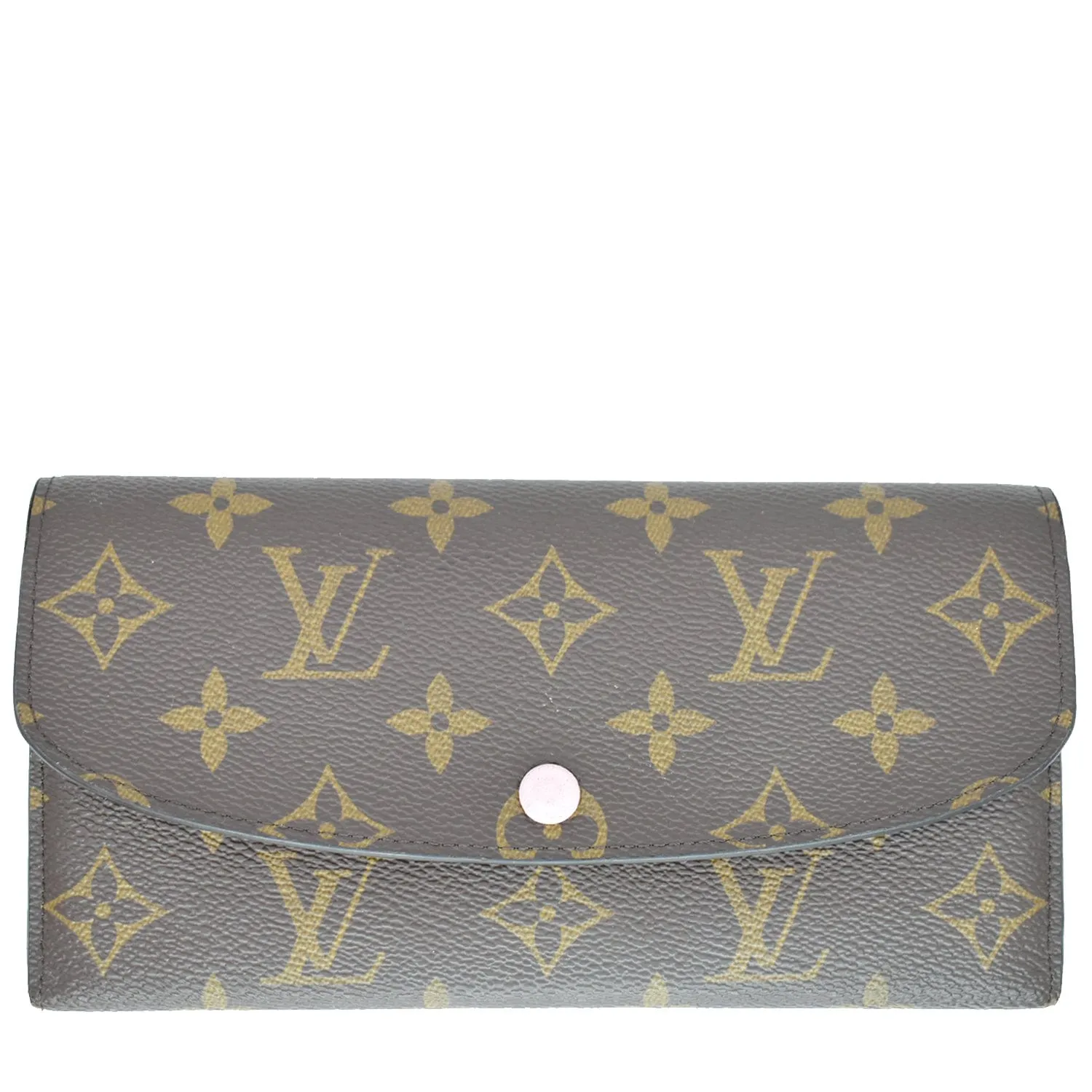 LOUIS VUITTON Emilie Monogram Canvas Wallet Rose Ballerine