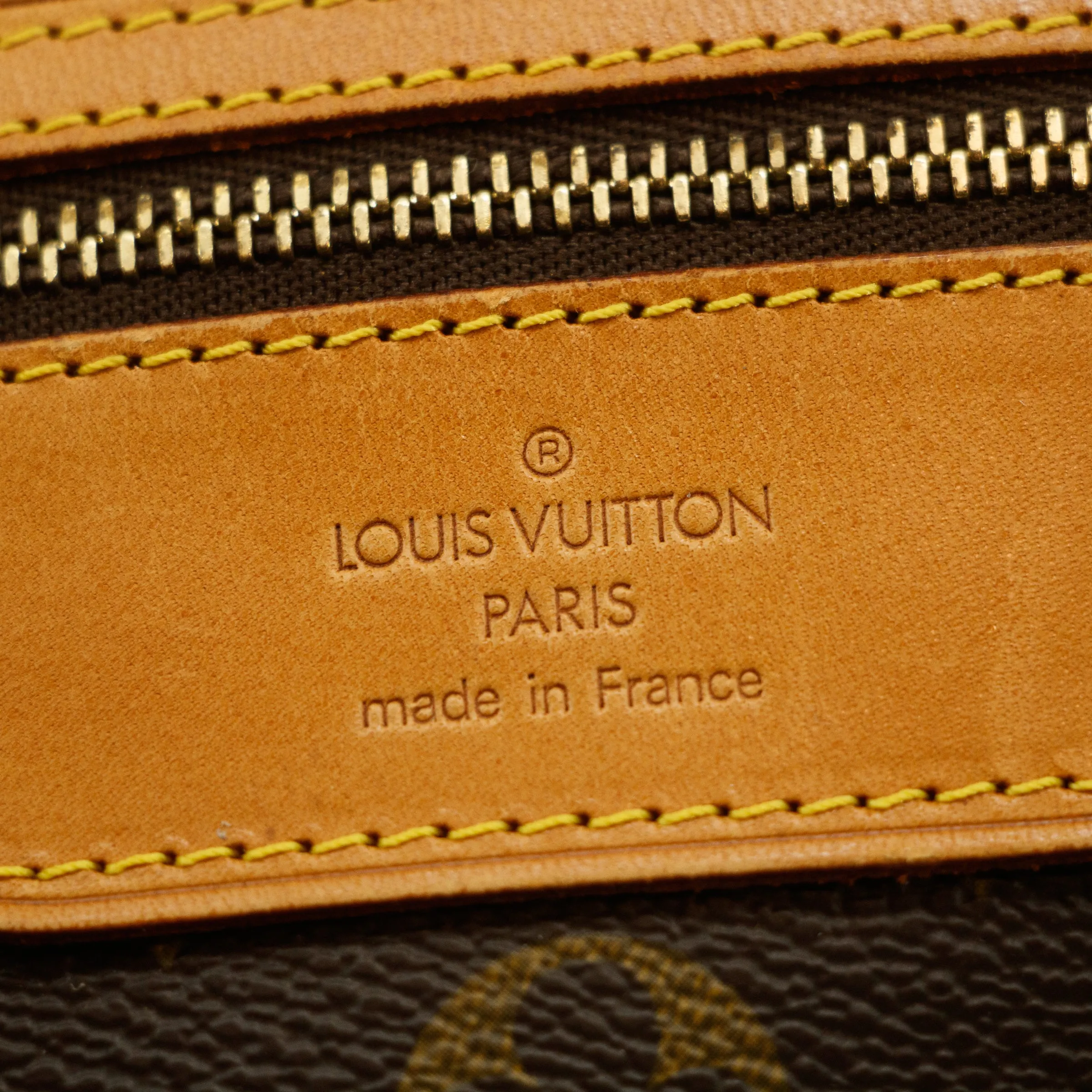 Louis Vuitton Monogram Canvas Sac Shopping Tote Bag Brown #3208