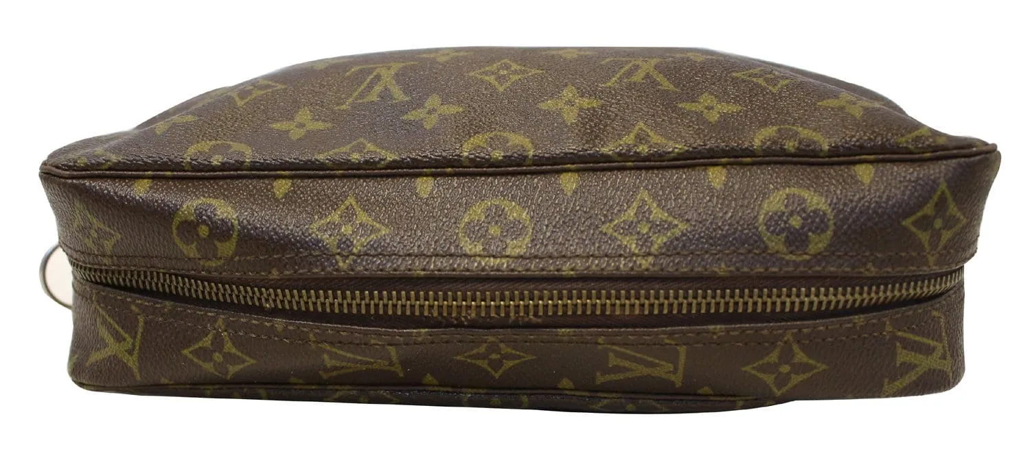 LOUIS VUITTON Monogram Canvas Trousse Toilette 28 Clutch