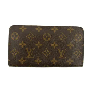 Louis Vuitton Monogram Canvas Zippy Wallet #2874