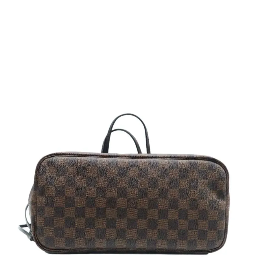 LOUIS VUITTON  Neverfull MM Damier Ebene Shoulder Bag Rose ballerine