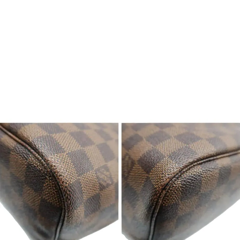 LOUIS VUITTON  Neverfull MM Damier Ebene Shoulder Bag Rose ballerine